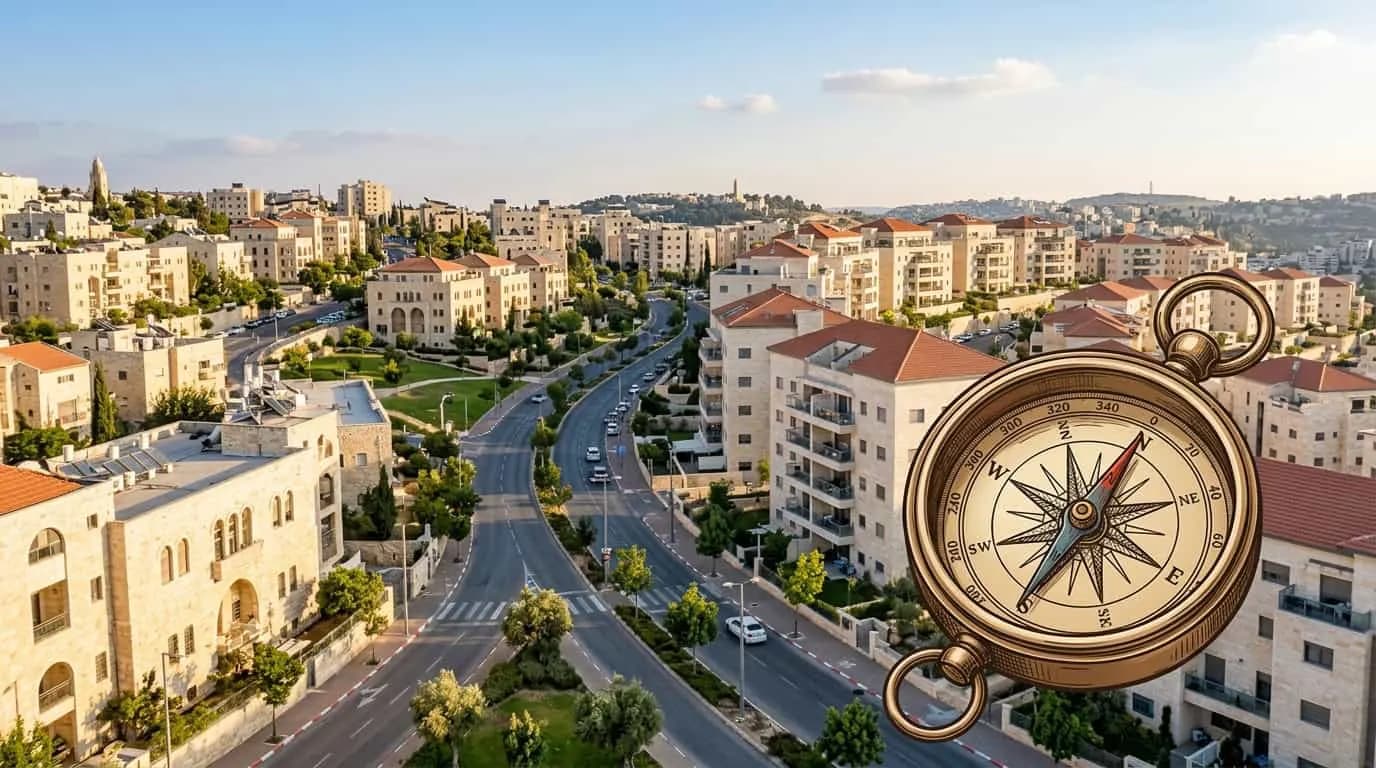 מצפן השכונות של ירושלים: איך לבחור את המיקום המושלם לדירה הבאה שלכם
