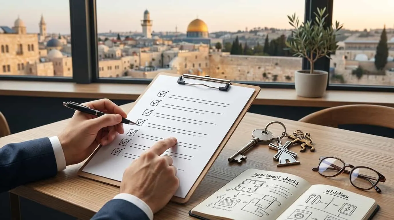 הצ'קליסט המלא לשוכר: 10 בדיקות חיוניות לפני שסוגרים דירה בבירה